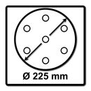 Festool STF D225/128 Schleifscheibe Granat P240 225 mm 25 Stk. ( 205663 ) für Langhalsschleifer PLANEX, image _ab__is.image_number.default