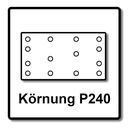 Festool STF 80x133 Schleifstreifen Granat P240 80 x 133 mm 400 Stk. ( 4x 497124 ) für Rutscher RTS 400, RTSC 400, RS 400, RS 4, LS 130, image _ab__is.image_number.default