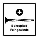 SPAX GIX-D Schnellbauschrauben magaziniert, 3,5x25mm, Bohrspitze 1000 Stück ( 1991170350256 ) Vollgewinde, Trompetenkopf, Kreuzschlitz H2, image _ab__is.image_number.default