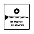 SPAX GIX-D Schnellbauschrauben 3,5x35mm Bohrspitze Phosphatiert 1000 Stück ( 1991170350356 ) Vollgewinde Trompetenkopf Kreuzschlitz H2, image _ab__is.image_number.default