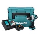 Makita DHP486RT1J Akku-Schlagbohrschrauber 18V Brushless 1/2" 130Nm + Tiefenanschlag + 1x Akku 5,0Ah + Ladegerät + Koffer, image 