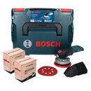 Bosch GEX 18V-125 Professional Akku Exzenterschleifer 18 V 125 mm Brushless + 2x Toolbrothers TURTLE Schleifset + L-BOXX - ohne Akku, ohne Ladegerät, image 