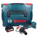 Bosch GWX 18V-10 Professional Akku Winkelschleifer 18 V 125 mm  X-LOCK Brushless + 1x Akku 5,0 Ah + L-Boxx - ohne Ladegerät, image 