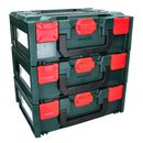 Metabo metaBOX 145 Set 3x System Werkzeug Koffer Stapelbar 396 x 296 x 145 mm - ohne Einlage, image 