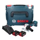 Bosch GWS 18V-7 Professional Akku Winkelschleifer 18 V 125 mm 22,23 mm Brushless + 2x Akku 5,0 Ah + Ladegerät + L-Boxx, image 