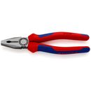 KNIPEX 03 02 200 Kombizange mit Mehrkomponenten-Hüllen schwarz atramentiert 200 mm, image 