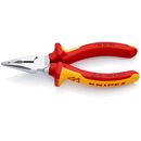 KNIPEX 08 26 145 Spitz-Kombizange isoliert mit Mehrkomponenten-Hüllen, VDE-geprüft verchromt 145 mm, image 