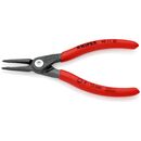 KNIPEX 48 11 J0 SB Präzisions-Sicherungsringzange für Innenringe in Bohrungen mit rutschhemmendem Kunststoff überzogen grau atramentiert 140 mm, image _ab__is.image_number.default