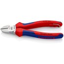 KNIPEX 70 05 160 T Seitenschneider mit Mehrkomponenten-Hüllen, mit integrierter Befestigungsöse zum Anbringen einer Absturzsicherung verchromt 160 mm, image 