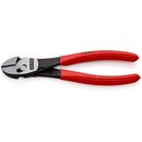 KNIPEX 73 71 180 TwinForce® Hochleistungs-Seitenschneider mit Kunststoff überzogen schwarz atramentiert 180 mm, image 