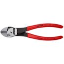 KNIPEX 73 71 180 TwinForce® Hochleistungs-Seitenschneider mit Kunststoff überzogen schwarz atramentiert 180 mm, image _ab__is.image_number.default