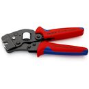 KNIPEX 97 53 08 Selbsteinstellende Crimpzange für Aderendhülsen mit Fronteinführung mit Mehrkomponenten-Hüllen brüniert 190 mm, image _ab__is.image_number.default