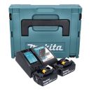 Makita Power Source Kit 18 V mit 2x BL 1850 B 5,0 Ah Akku + DC 18 RC Schnellladegerät + Makpac ( 197624-2 ), image 