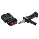 Metabo GA 18 LTX G Akku Geradschleifer 18 V 6 mm + 1x Akku 5,5 Ah + Ladegerät, image 