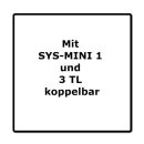Festool T-LOC SYS MINI 1 TL TRA MINI Systainer 2 Stk. ( 2x 203813 ) Kleinteile Koffer transparenter Deckel koppelbar mit SYS-MINI 1 und 3 TL, image _ab__is.image_number.default