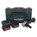 Metabo W 18 L BL 9-125 Akku Winkelschleifer 18 V 125 mm Brushless + 2x Akku 8,0 Ah + Ladegerät + metaBOX, image 