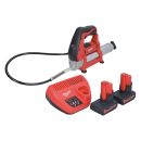 Milwaukee M12 GG-502 Akku Fettpresse 12 V 562 bar + 2x Akku 5,0 Ah + Ladegerät, image 