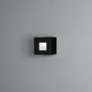 Konstsmide Chieri Außeneffekt kleine quadratische Leuchte 1,5 w Hochleistungs-LED schwarz, IP54, image 