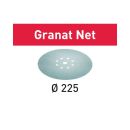 Festool STF D225 P400 GR NET/25 Netzschleifmittel Granat Schleifscheiben 2 Stk. ( 2x 201885 ) 225 mm Körnung 400 für Langhalsschleifer PLANEX, image _ab__is.image_number.default