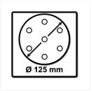 Festool STF D125/8 Schleifscheiben 125 mm Granat P80 GR / 50 Stück ( 497167 ), image _ab__is.image_number.default