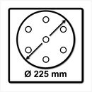 Festool STF D225/8 Granat Schleifscheiben 225 mm PLANEX P240 GR / 25 Stück ( 499642 ), image _ab__is.image_number.default