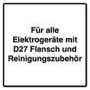 Festool D 27 DM-AS/CT Anschlussmuffe 27 mm Antistatik ( 202346 ) für alle Elektrowerkzeuge mit D27 Flansch und Reinigungszubehör, image _ab__is.image_number.default