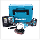 Makita DGA504RY1J Akku-Winkelschleifer 18V Brushless 125mm + 1x Akku 1,5Ah + Ladegerät + Koffer, image 