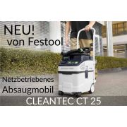 NEU von Festool: Netzbetriebenes Absaugmobil CLEANTEC CT 25