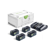 Review: Festool SYS 18V 4x 5,0/TCL 6 DUO Energie-Set