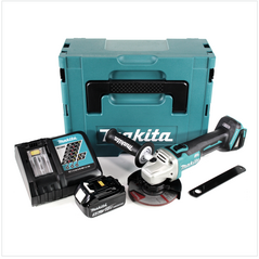 Makita DGA504RT1J Akku-Winkelschleifer 18V Brushless 125mm + 1x Akku 5,0Ah + Ladegerät + Koffer, image 