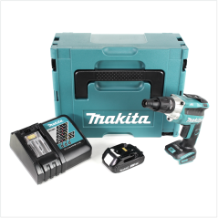 Makita DFS251RY1J Akku-Schnellbauschrauber 18V Brushless + 1x Akku 1,5Ah + Ladegerät + Koffer, image 