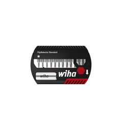 Wiha Bit Set FlipSelector Standard 25 mm TORX® 13-tlg. 1/4" mit Gürtelclip in Blister (39056), image 