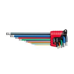 Wiha Stiftschlüssel Set im ErgoStar Halter Sechskant-Kugelkopf MagicRing® 9-tlg. farbig leuchtend (41979), image 