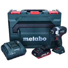 Metabo SSD 18 LT 200 BL Akku Schlagschrauber 18 V 200 Nm 1/4" Brushless + 1x Akku 4,0 Ah + Ladegerät + metaBOX, image 