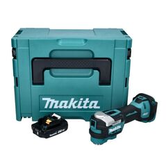 Makita DTM52A1J  Akku-Multifunktionswerkzeug 18V Brushless + 1x Akku 2,0Ah - ohne Ladegerät, image 