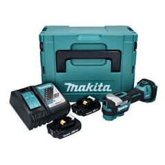 Makita DTM52RAJ Akku-Multifunktionswerkzeug 18V Brushless + 2x Akku 2,0Ah + Ladegerät + Koffer, image 