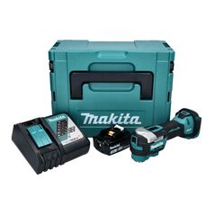 Makita DTM52RF1J Akku-Multifunktionswerkzeug 18V Brushless + 1x Akku 3,0Ah + Ladegerät + Koffer, image 