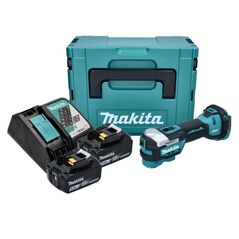 Makita DTM52RTJ Akku-Multifunktionswerkzeug 18V Brushless + 2x Akku 5,0Ah + Ladegerät + Koffer, image 