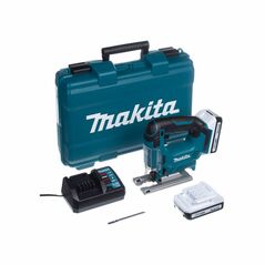 Makita JV183DWE Akku-Stichsäge 18V 65mm + 2x Akku 1,3Ah + Ladegerät + koffer + Sägeblatt, image 