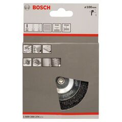 Bosch Scheibenbürste, gewellt, 100 mm, 0,2 mm, 10 mm, 4500 U/min (1 609 200 274), image 