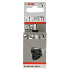 Bosch Pinselbürste, gewellt, 0,3 mm, 25 mm, 4500 U/ min (1 609 200 269), image 