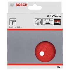 Bosch Klettverschlussteller, 125 mm, 8 mm (1 609 200 154), image 