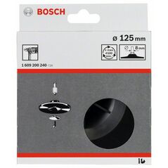 Bosch Stützteller, 125 mm, 8 mm (1 609 200 240), image 
