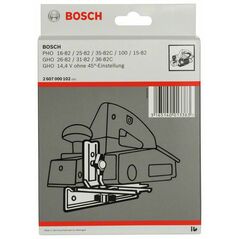 Bosch Parallelanschlag, ohne 45°-Einstellung für Bosch-Handhobel (2 607 000 102), image 