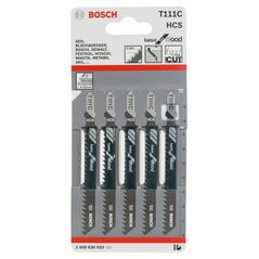 Bosch Stichsägeblatt T 111 C Basic for Wood, 5er-Pack (2 608 630 033), image 