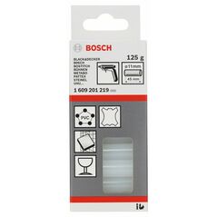 Bosch Schmelzkleber, 11 x 45 mm, 125 g, transparent (1 609 201 219), image 