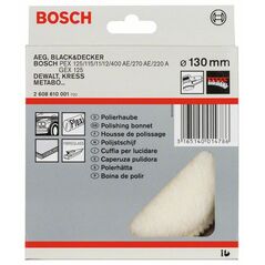 Bosch Lammwollhaube für Exzenterschleifer, 130 mm, Klett, 1er-Pack (2 608 610 001), image 