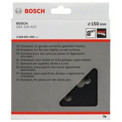 Bosch Schleifteller mittel, 150 mm, für GEX 150 ACE (3 608 601 006), image 