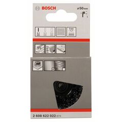 Bosch Topfbürste, Stahl, gewellter Draht, 50 mm, 0,2 mm, 4500 U/ min (2 608 622 022), image 