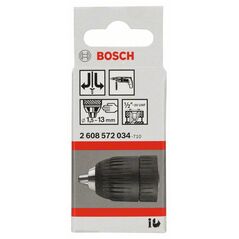 Bosch Schnellspannbohrfutter bis 13 mm, 2 bis 13 mm, 1/2 Zoll bis 20 (2 608 572 034), image 